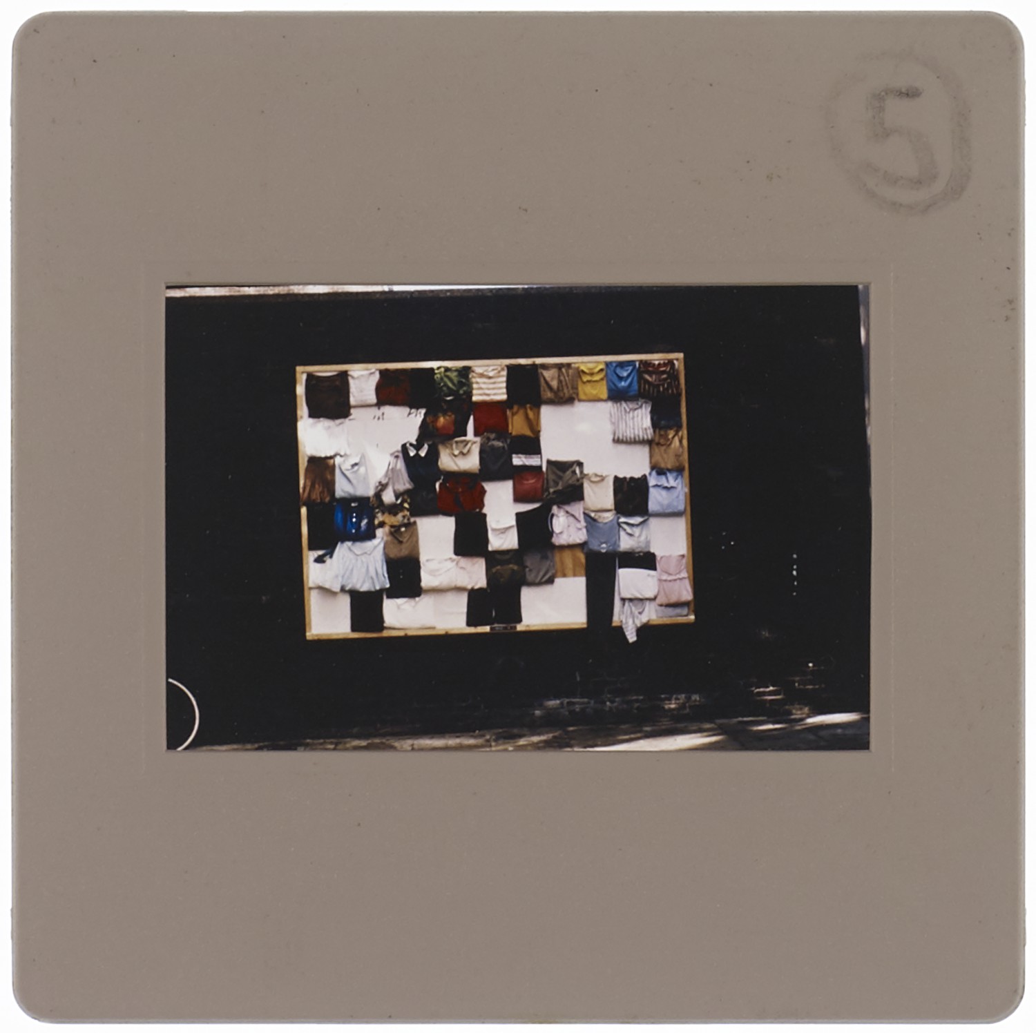 1996 BA Fine Art Degree Show Slide - Creator unknown