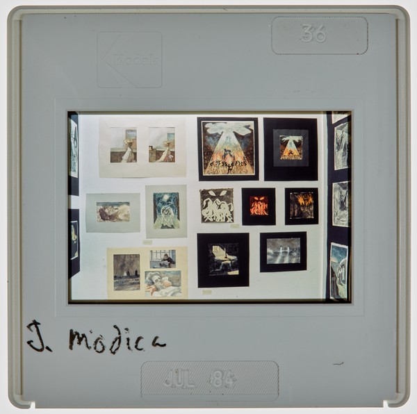 1984 2nd Year Degree Show Slide - 'J Modica'