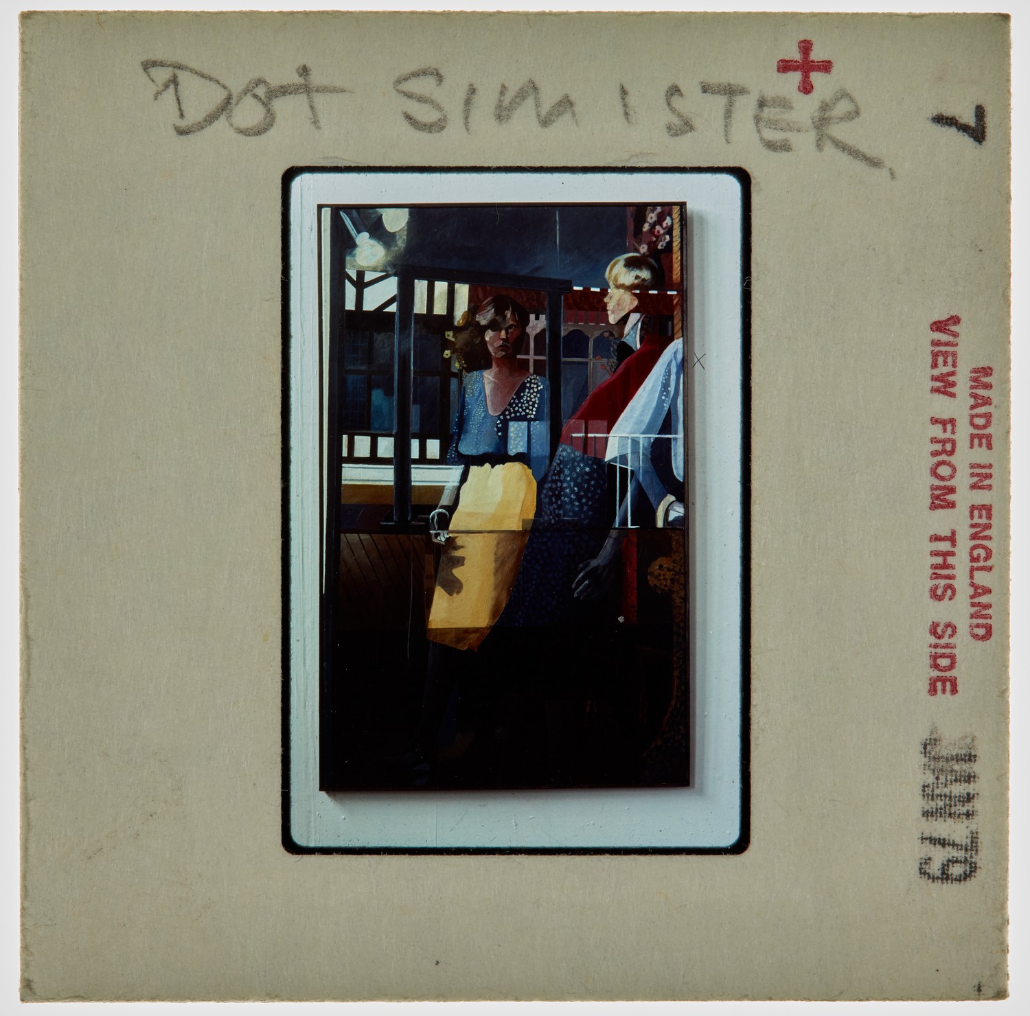 1978 Lord Carron Exhibition Slide - 'Dot Simister'