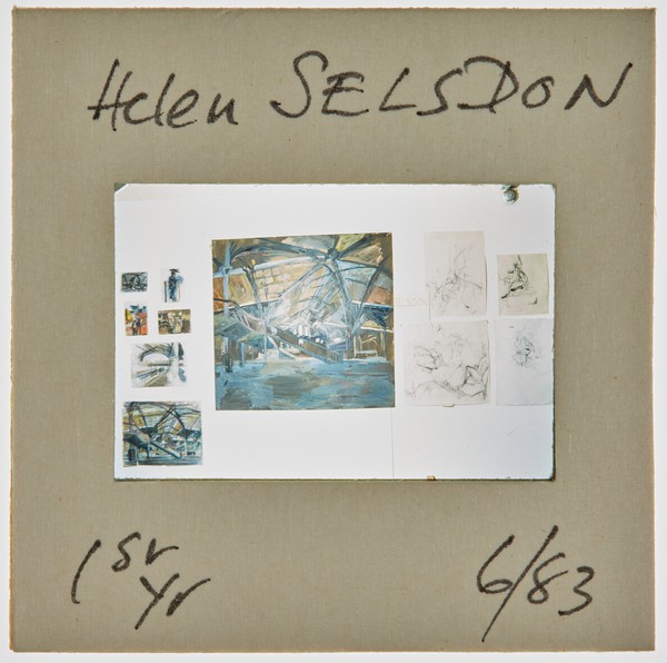 1983 1st Year Degree Show Slide - 'Helen Selsdon'