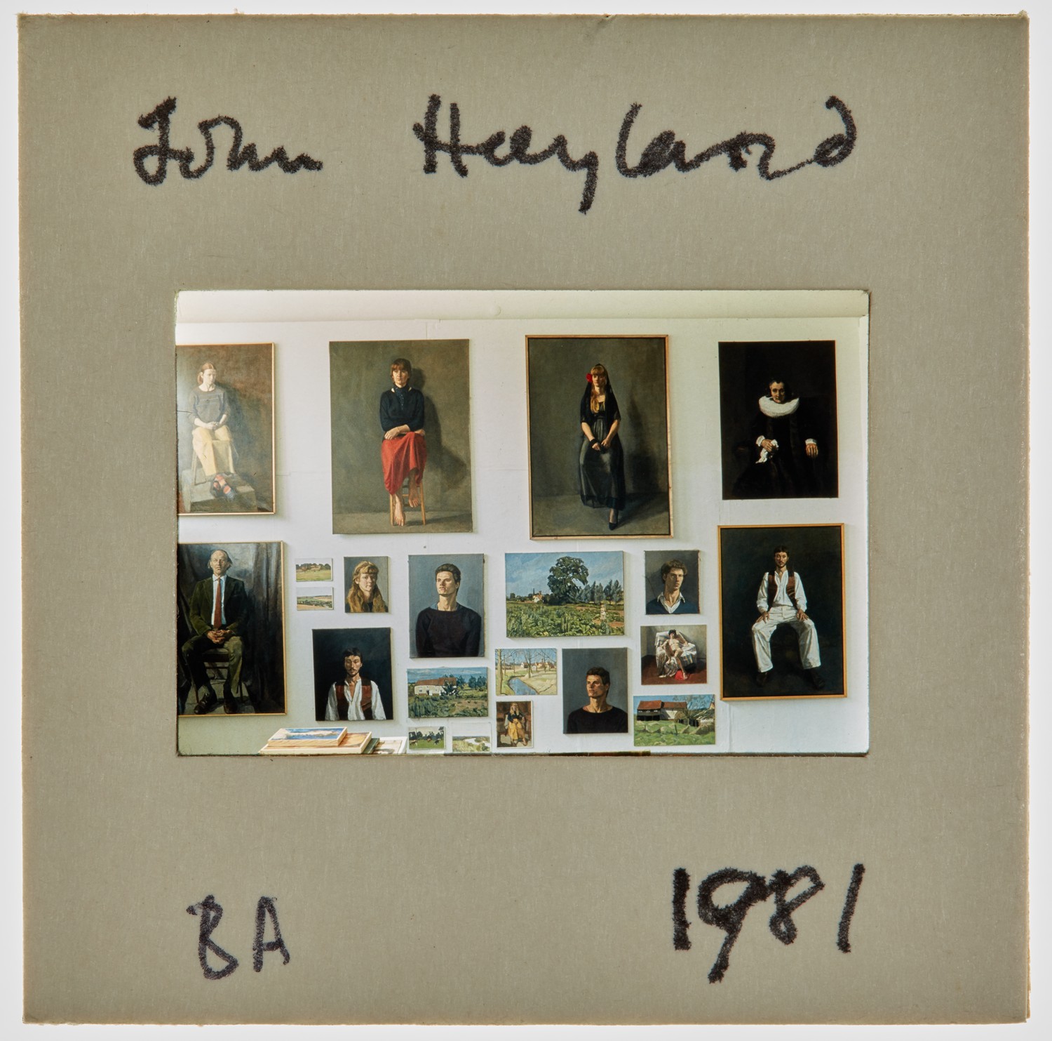 1981 BA Degree Show Slide - 'John Hoyland'