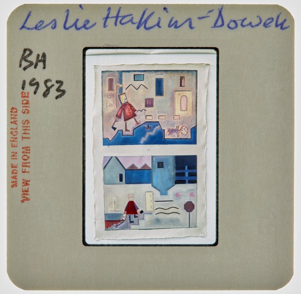 1983 BA Degree Show Slide - 'Leslie Hakim-Dowek'