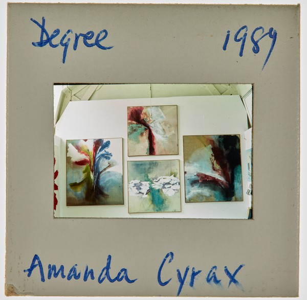 1989 BA Degree Show Slide - 'Amanda Cyriax'