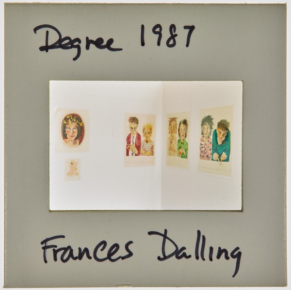 1987 BA Degree Show Slide - 'Frances Dalling'