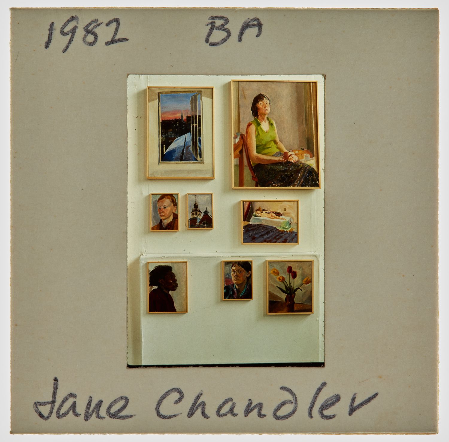 1982 BA Degree Show Slide - 'Jane Chandler'