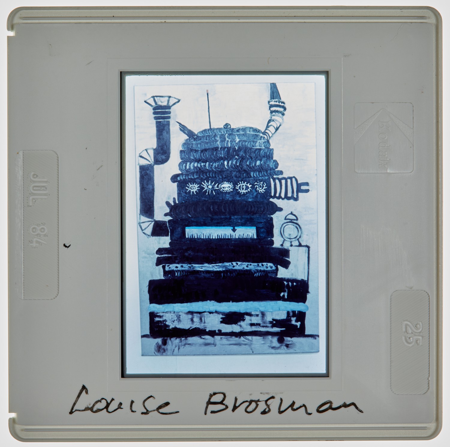 1984 2nd Year Degree Show Slide - 'Louise Brosman'