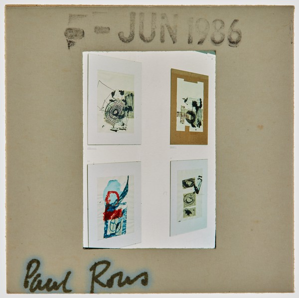 1986 BA Degree Show Slide - 'Paul Rous'