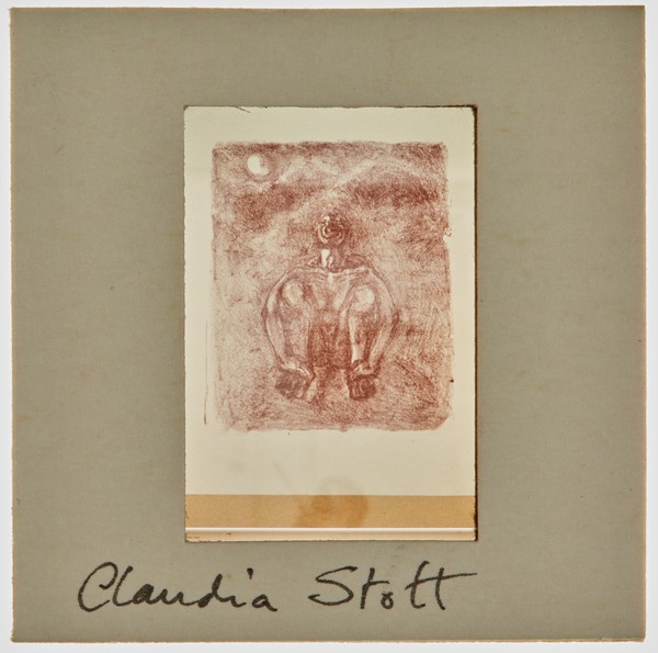 1986 South London Gallery Exhibition Slide - 'Claudia Stott'
