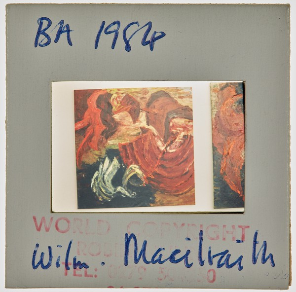 1984 BA Degree Show Slide - 'Wilm. MacIlraith'