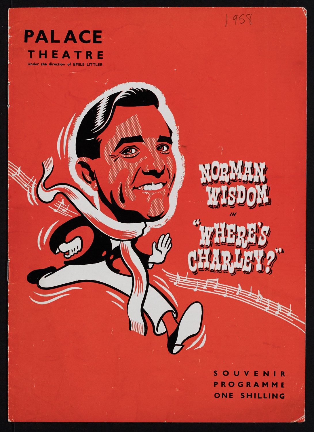 Where's Charley? : - a musical play / - [book by George Abbott ; directed by William Chappell]. - Where is Charley - Palace theatre :  - souvenir programme
