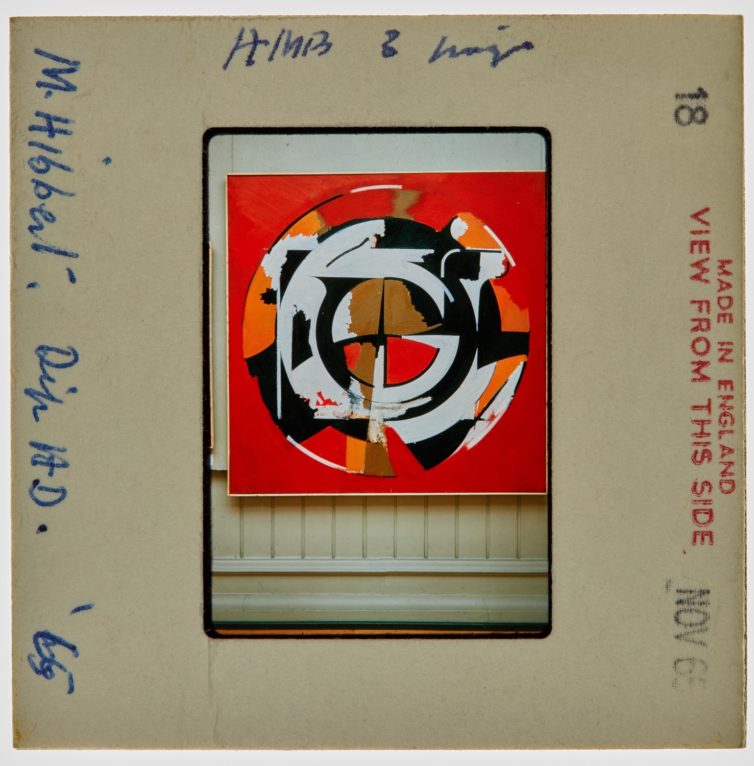 1965 Diploma Degree Show Slide - 'M Hibbet'