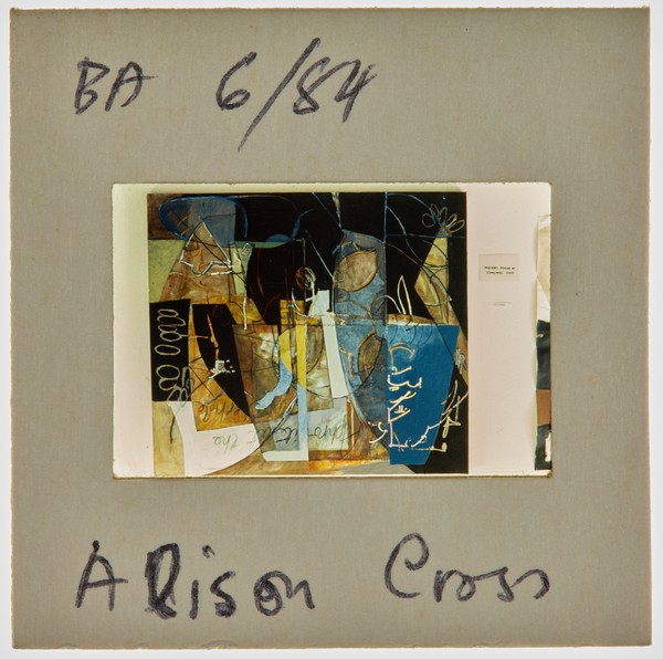1984 BA Degree Show Slide - 'Alison Cross'