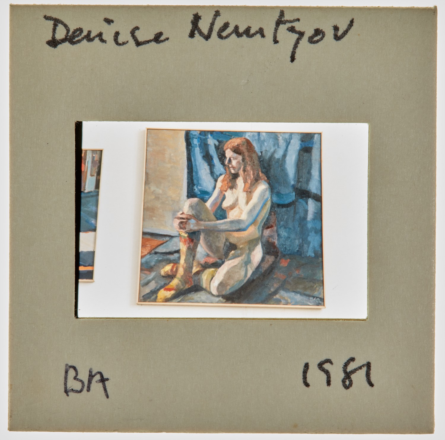 1981 BA Degree Show Slide - 'Denise Nemtzov'