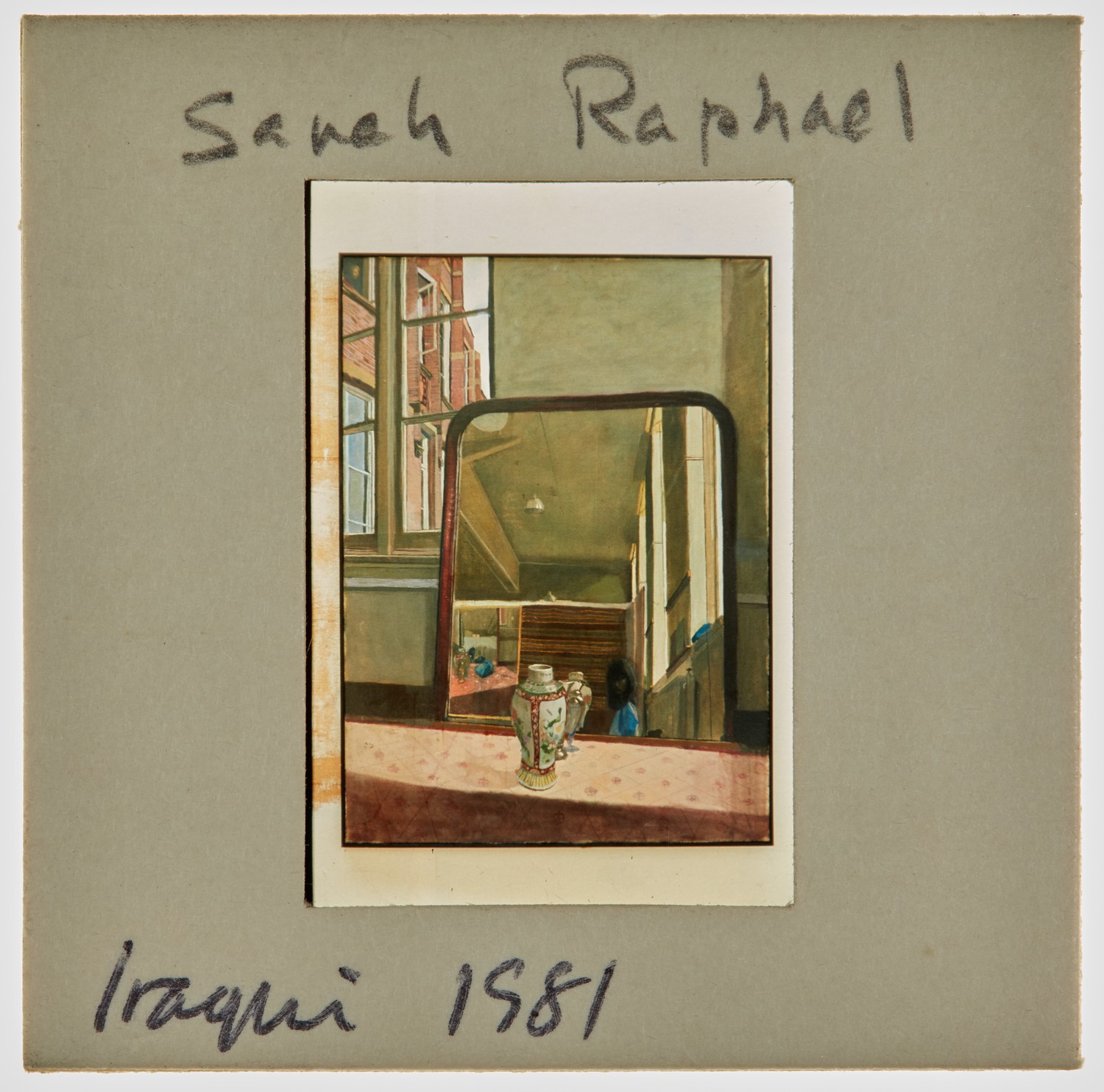 1981 Iraqi Exhibition Slide - 'Sarah Raphael'