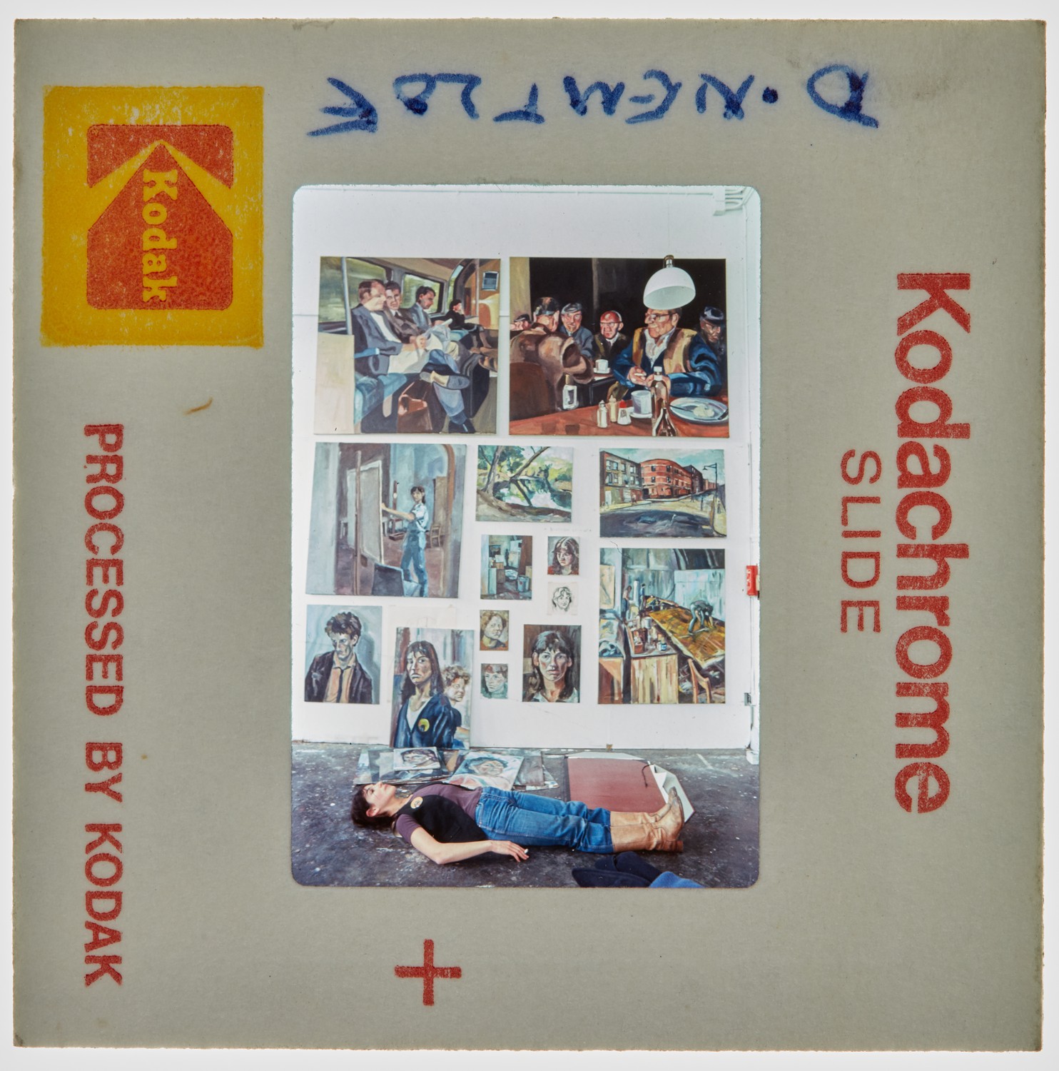 1980 2nd Year Degree Show Slide - 'D Nemtzov'