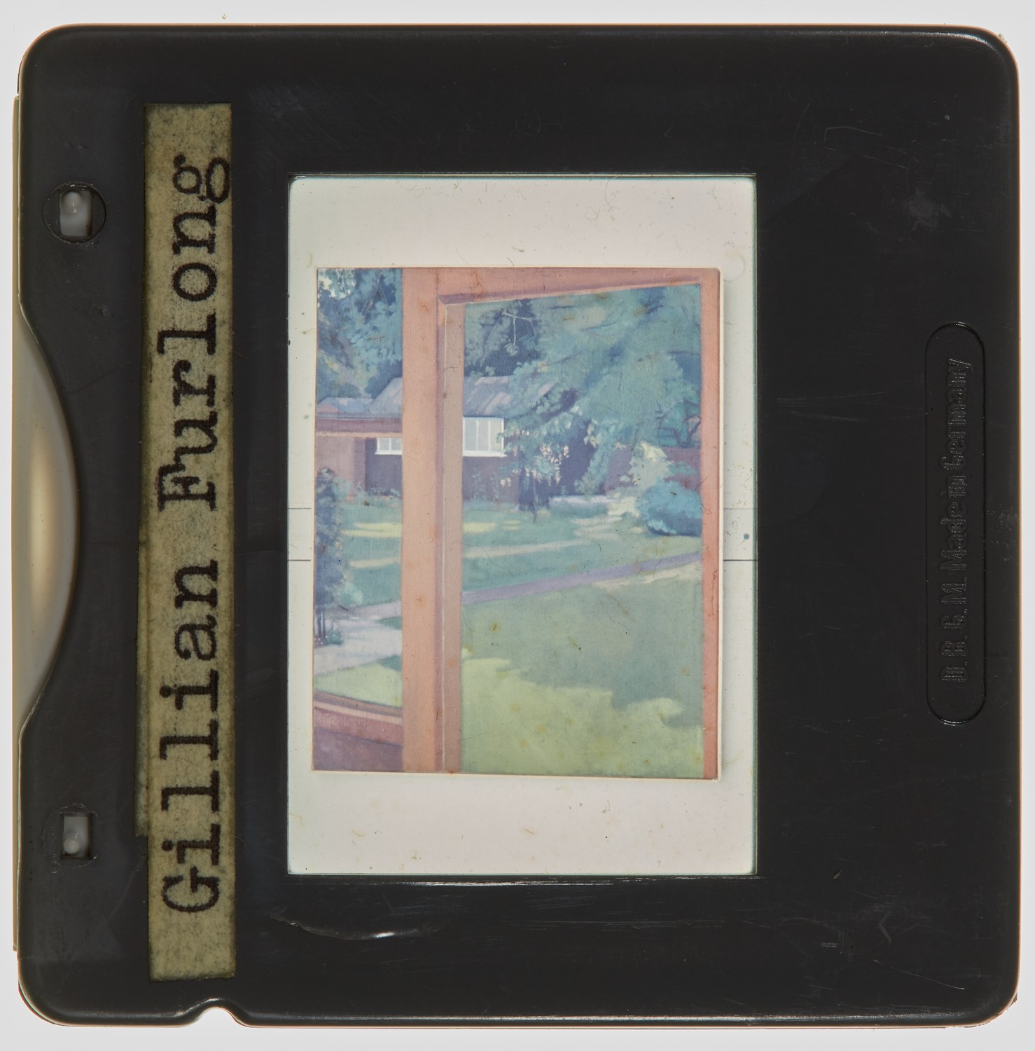 1970 Diploma in Painting Degree Show Slide - 'Gillian Furlong'