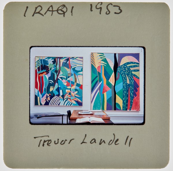 1983 Iraqi Exhibition Slide - 'Trevor Landell'