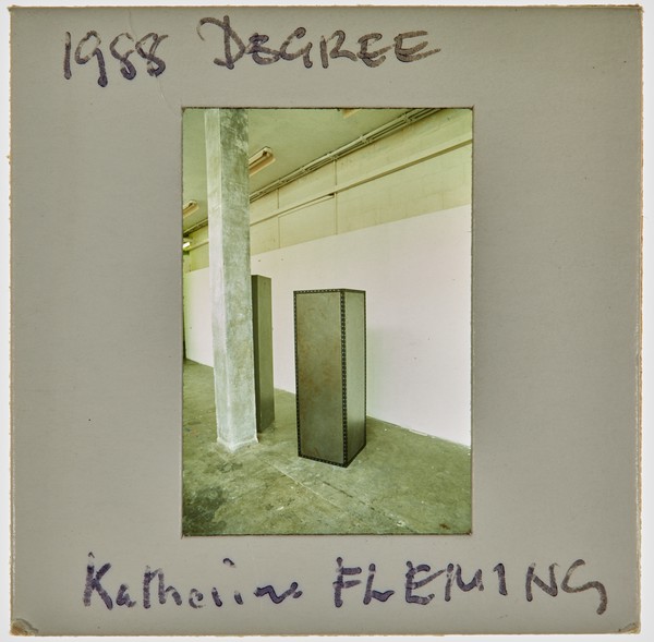 1988 BA Sculpture Degree Show Slide - 'Katrina Fleming'