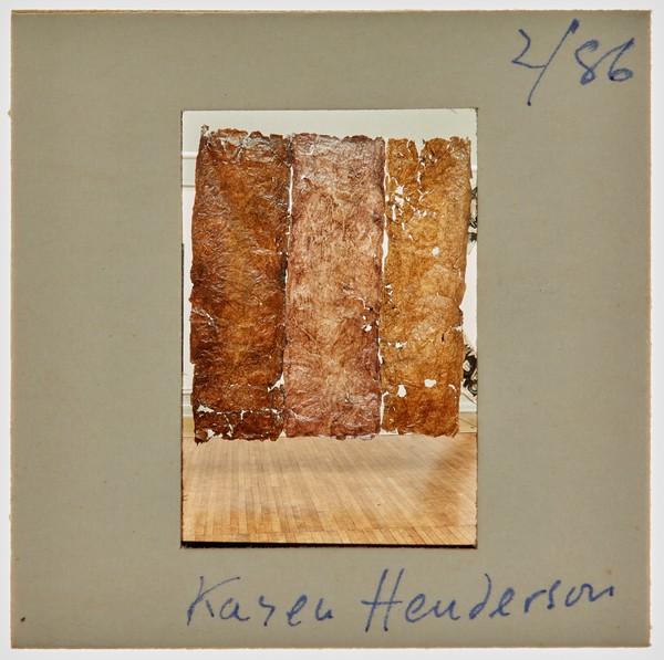 1986 South London Gallery Exhibition Slide - 'Karen Henderson'
