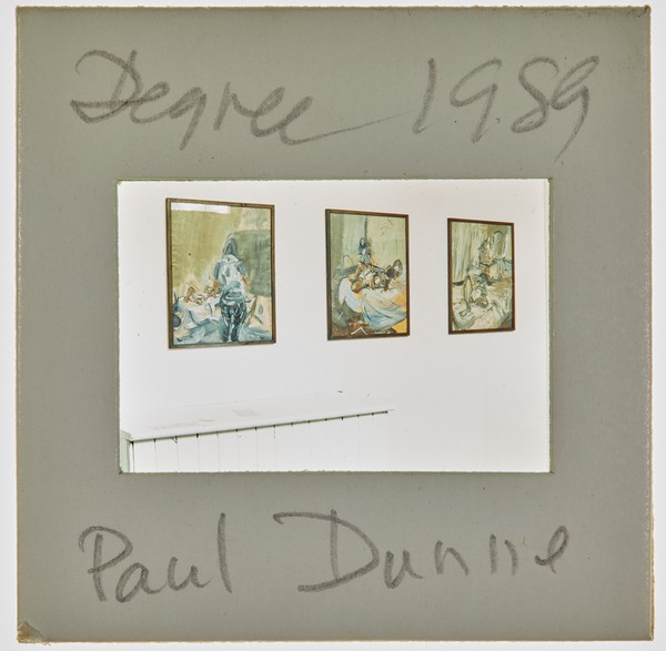 1989 BA Degree Show Slide - 'Paul Dunne'