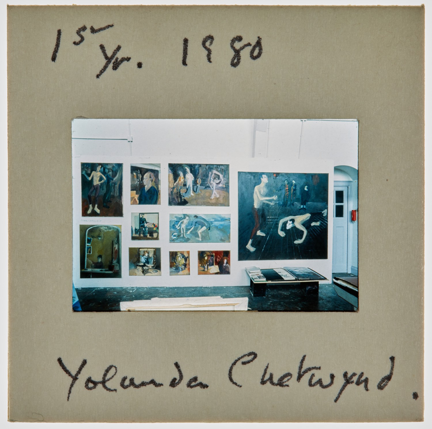 1980 1st Year Degree Show Slide - 'Yolanda Chetwynd'