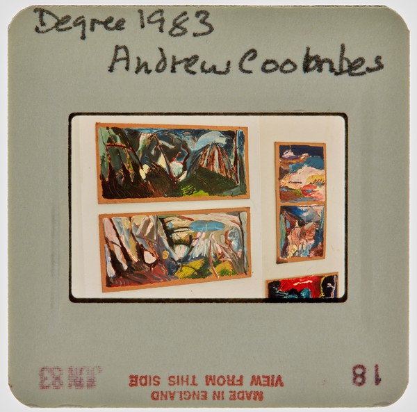 1983 BA Degree Show Slide - 'Andrew Coombes'