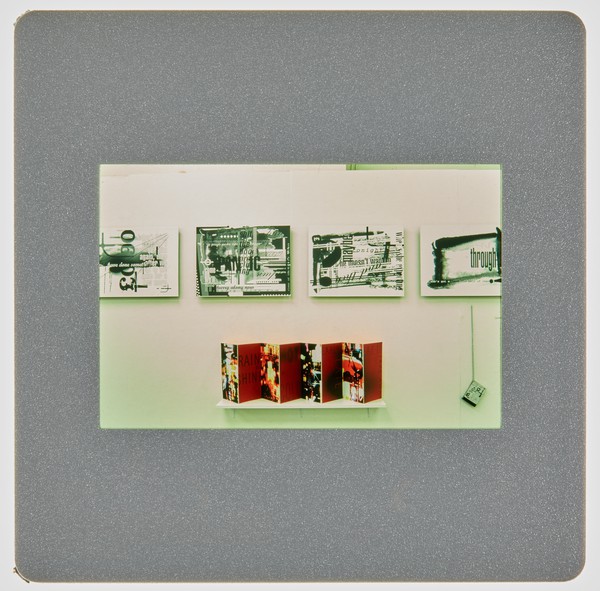1997 Part Time Graphics Degree Show Slide - Creator unknown