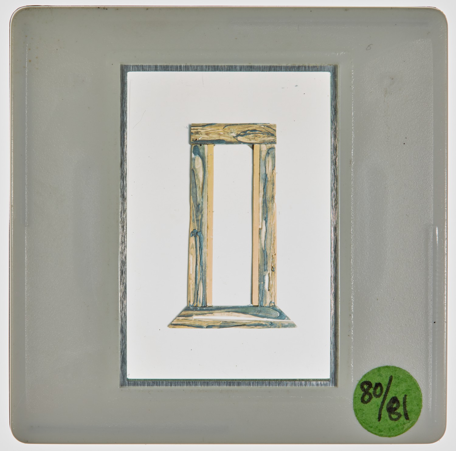 1981 1st Year 3D Design Major Task: Frames Slide - Creator unknown