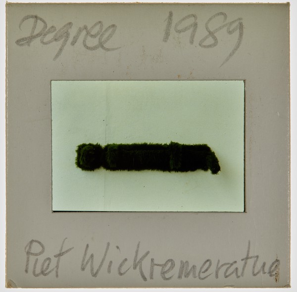 1989 BA Degree Show Slide - 'Piet Wickremeratue'