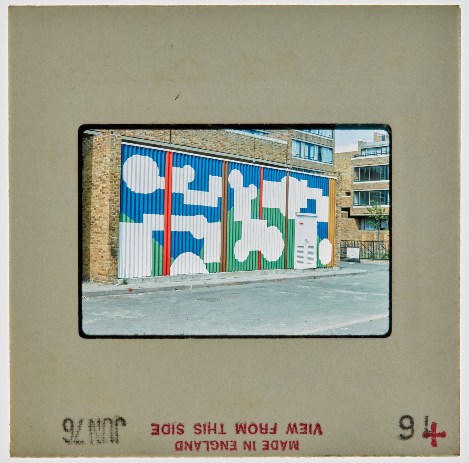 1977 North Peckham Estate Murals Slide - Creator unknown