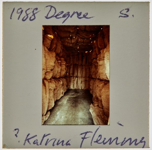 1988 BA Sculpture Degree Show Slide - 'Katrina Fleming'