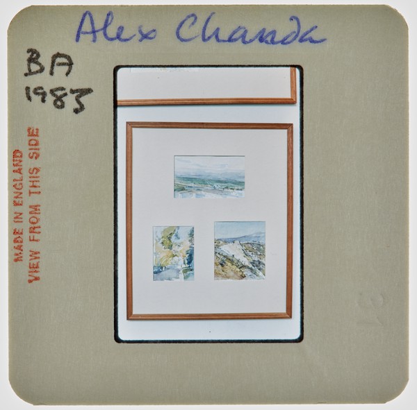 1983 BA Degree Show Slide - 'Alex Chanda'