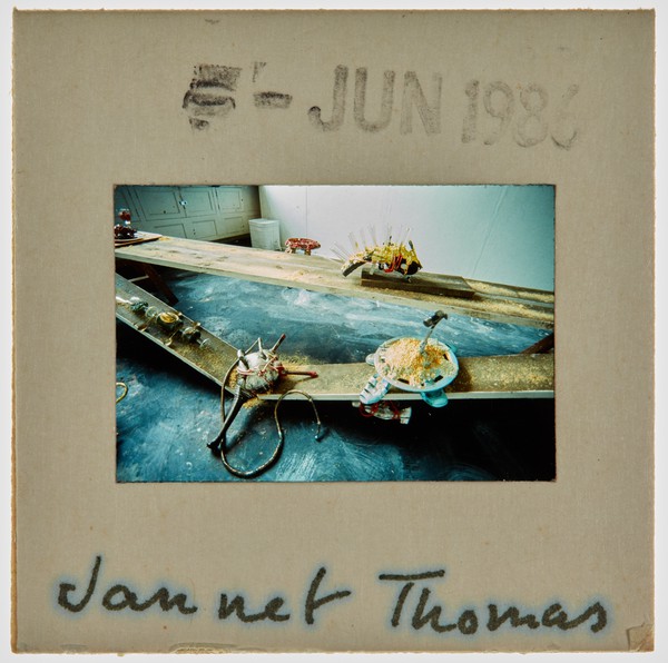 1986 BA Degree Show Slide - 'Jannet Thomas'