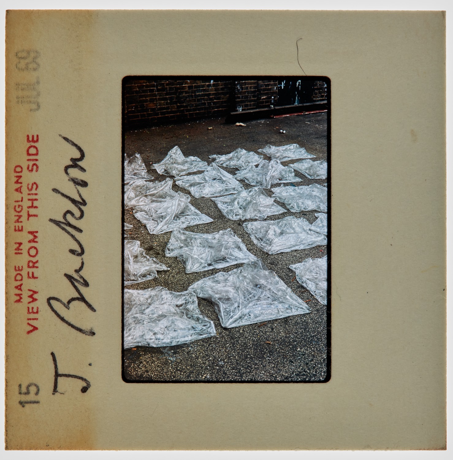 1969 Diploma in Painting Degree Show Slide - 'J Bucklow'