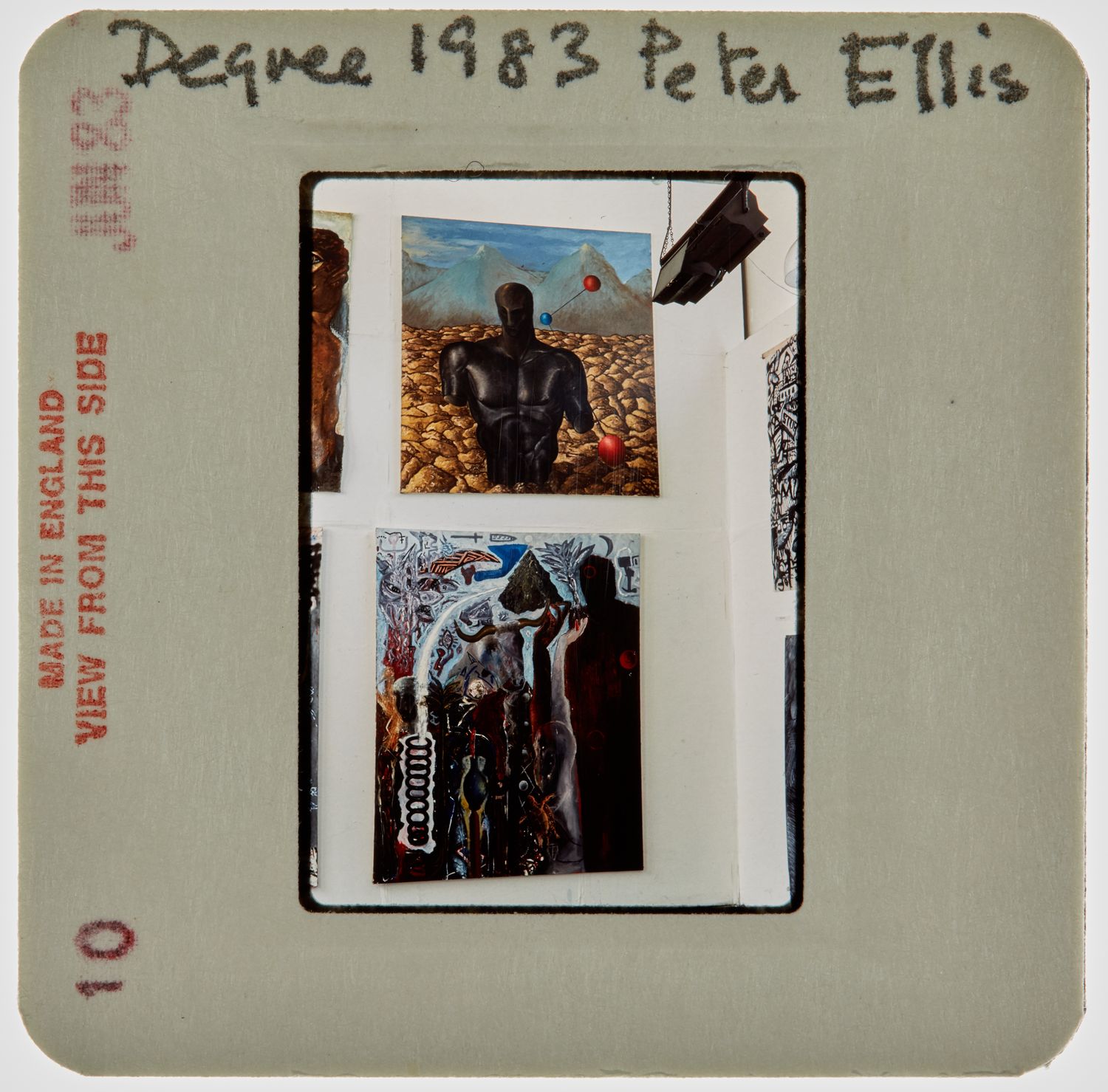 1983 BA Degree Show Slide - 'Peter Ellis'