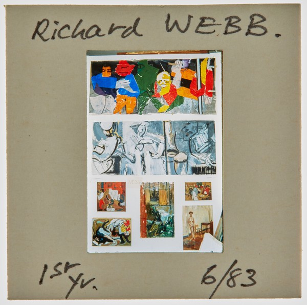 1983 1st Year Degree Show Slide - 'Richard Webb'