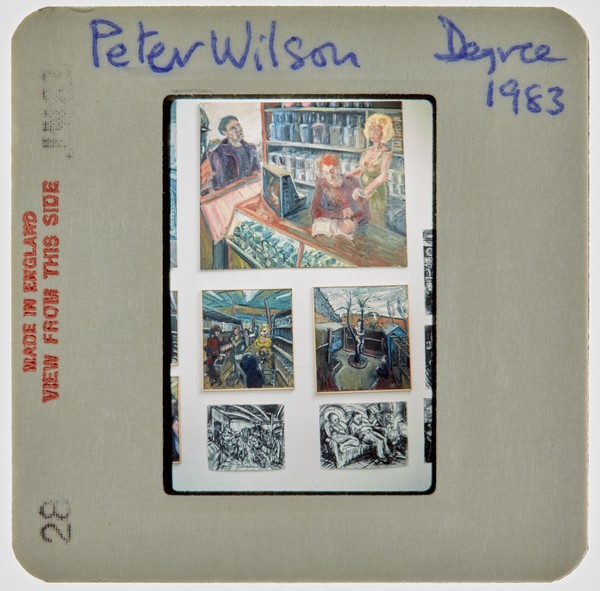 1983 BA Degree Show Slide - 'Peter Wilson'