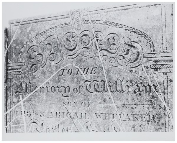 Tombstone lettering