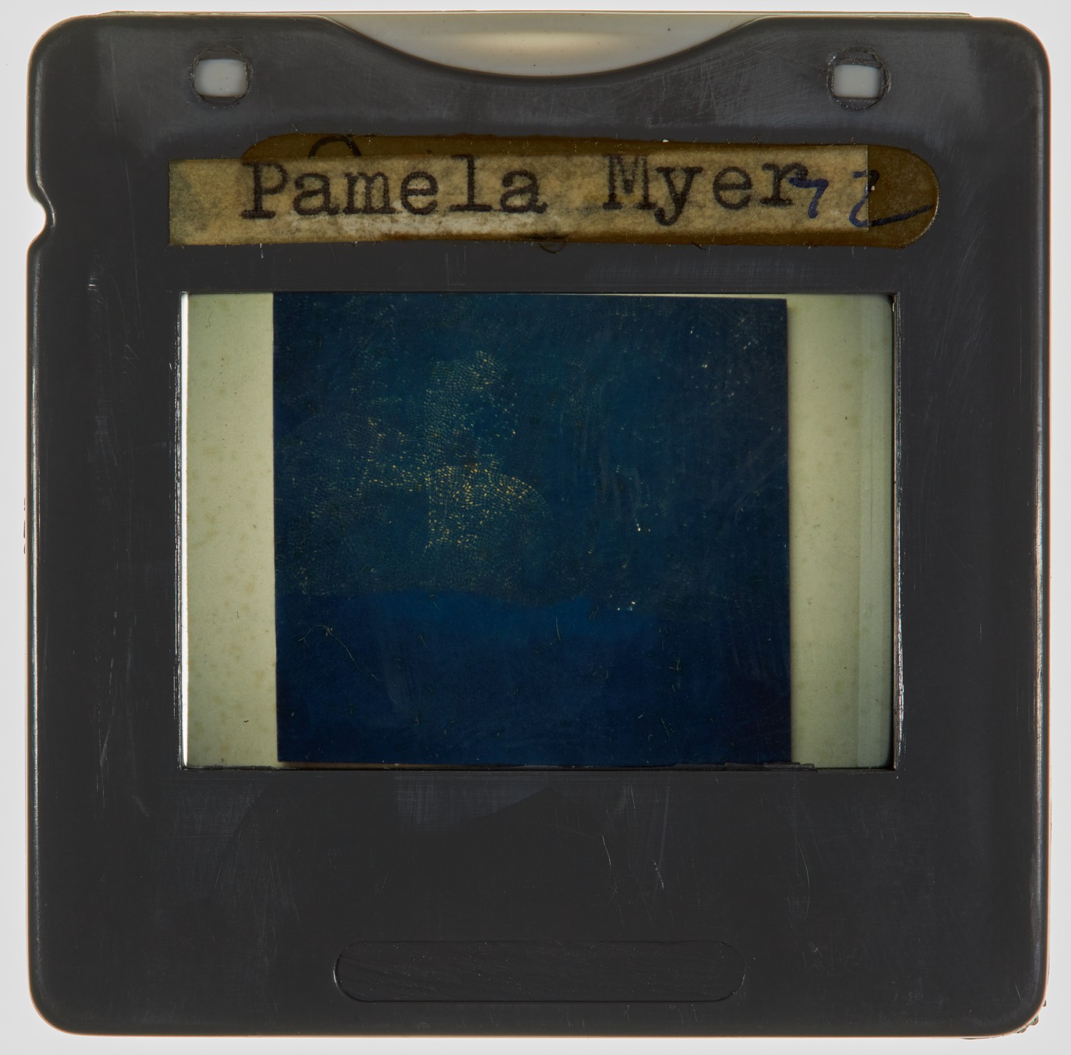 1972 Diploma in Painting Degree Show Slide - 'Pamela Myer'