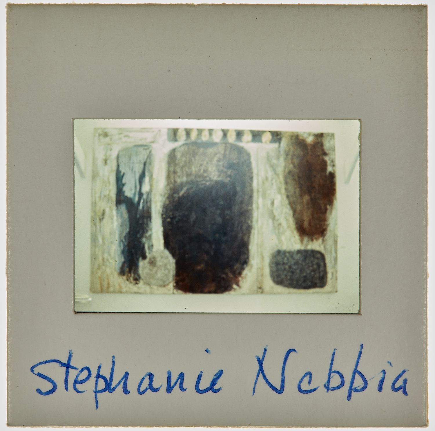 1988 BA Painting Degree Show Slide - 'Stephanie Nebbia'