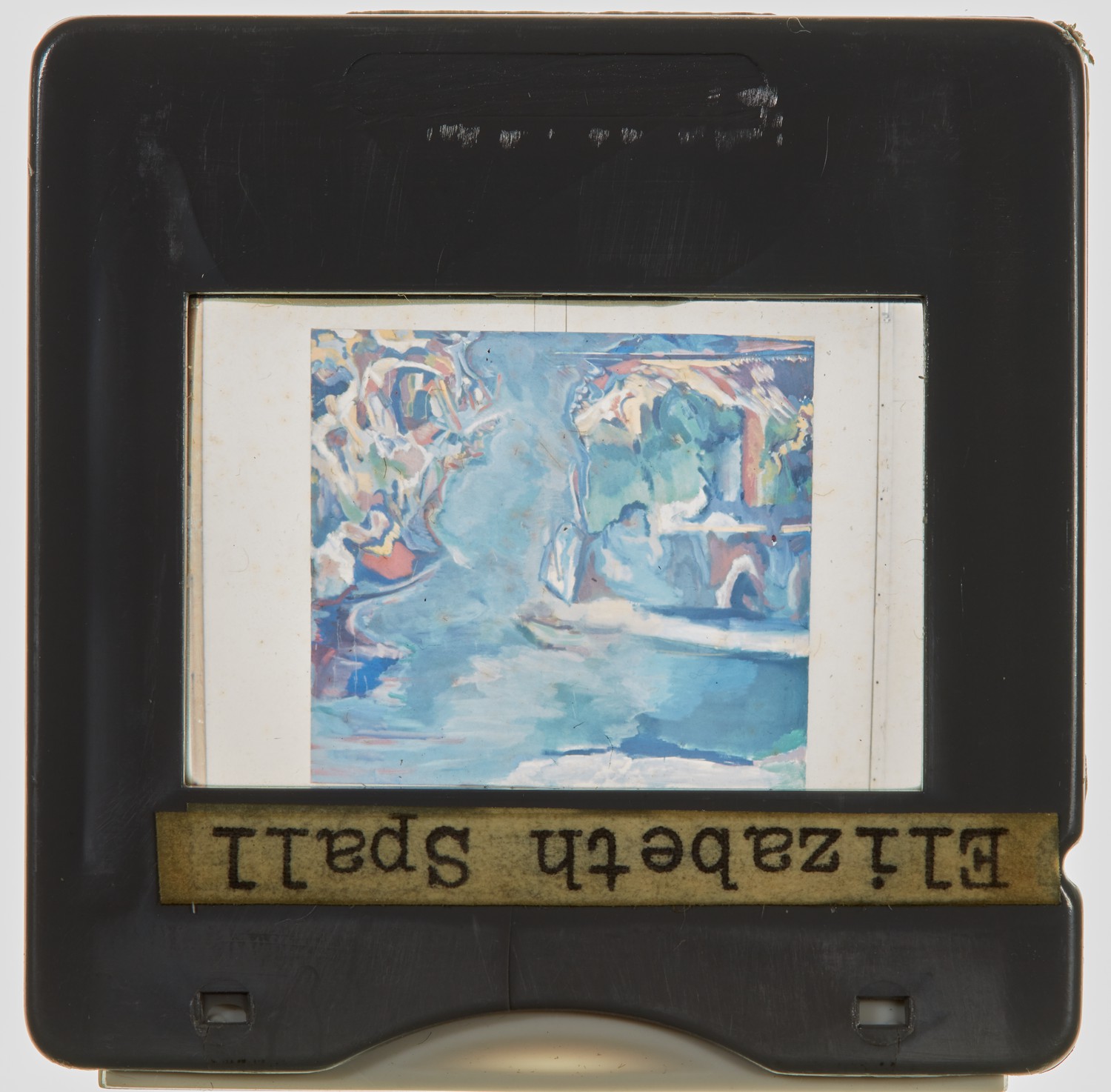 1970 Diploma in Painting Degree Show Slide - 'Elizabeth Spall'