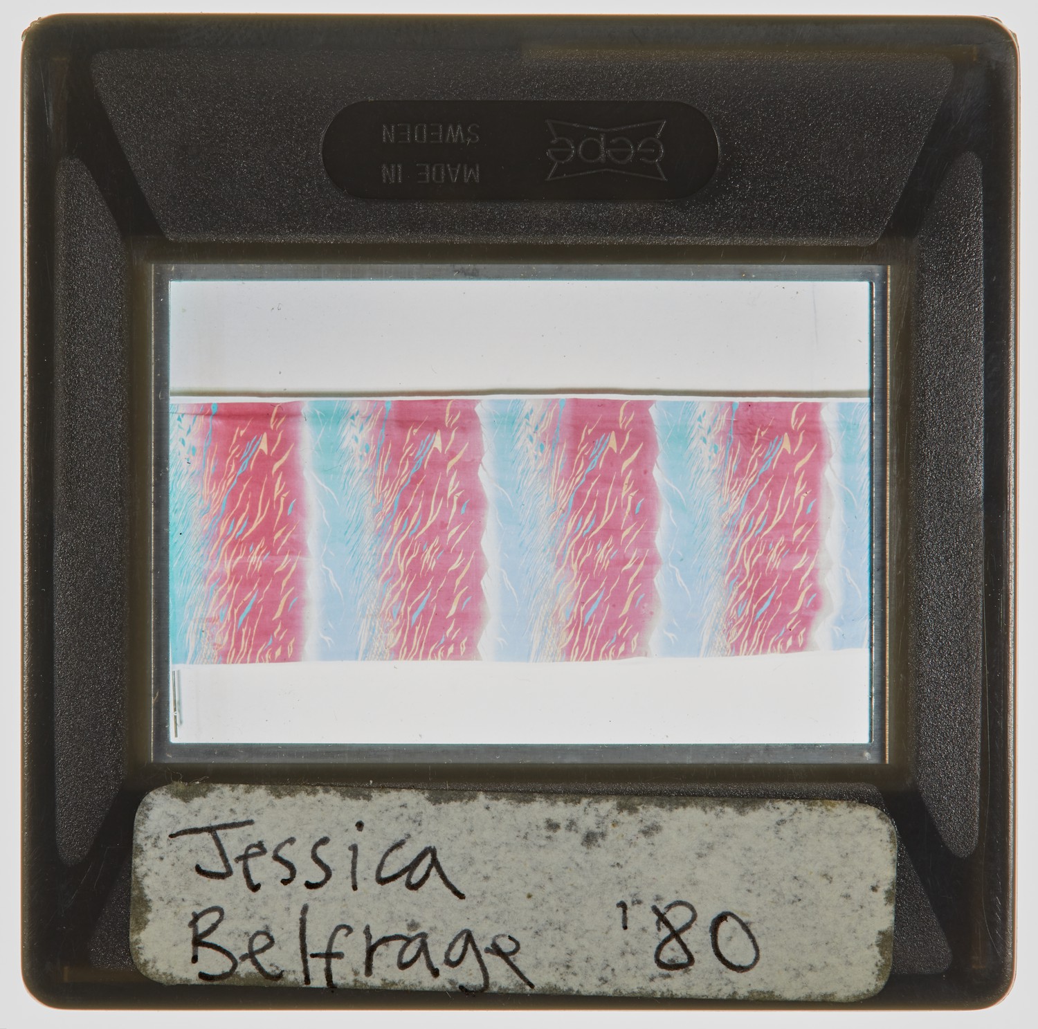 1981 2nd Year Print Project Space Slide - 'Jessica Belfrage'