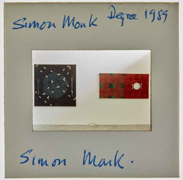 1989 BA Degree Show Slide - 'Simon Monk'