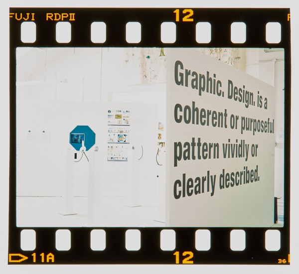 1999 BA Graphics Degree Show Slide - Creator unknown