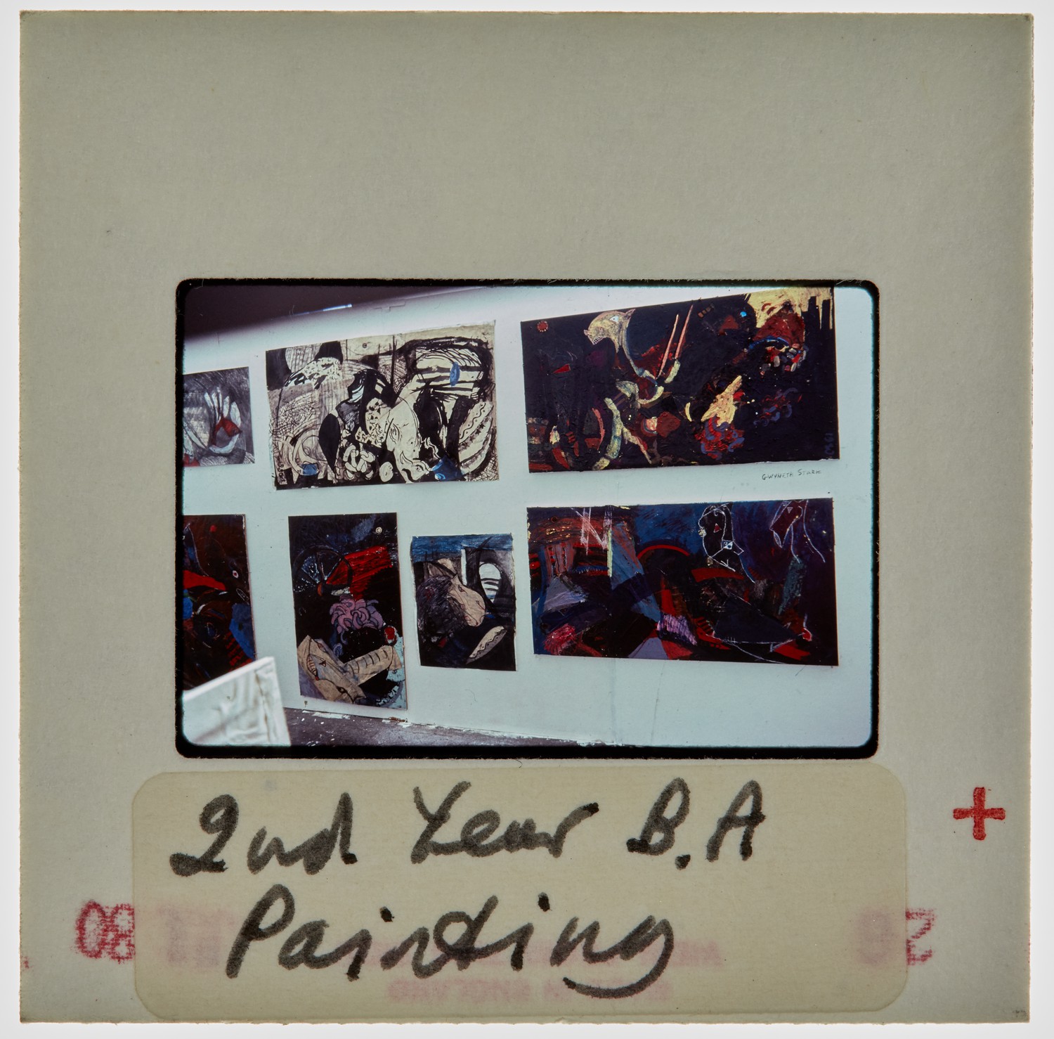 1980 2nd Year Degree Show Slide - 'Stark'