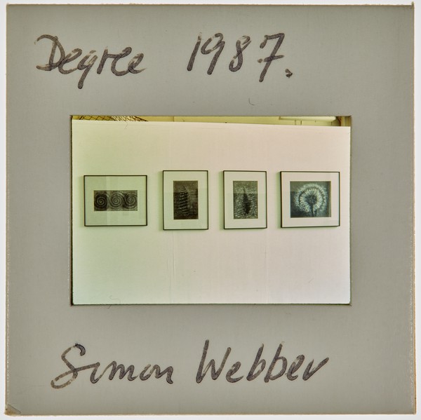 1987 BA Degree Show Slide - 'Simon Webber'
