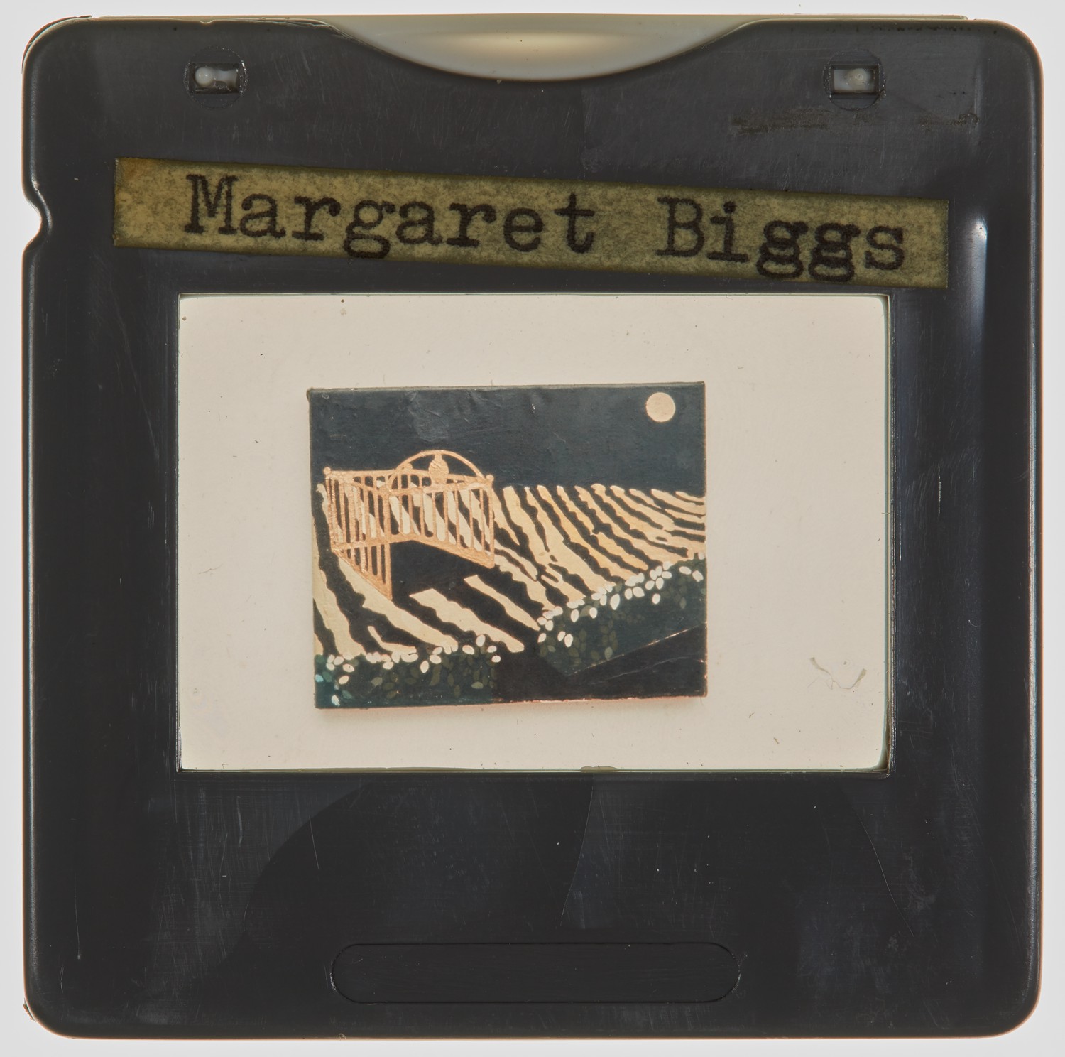 1971 Diploma in Painting Degree Show Slide - 'Margaret Biggs'