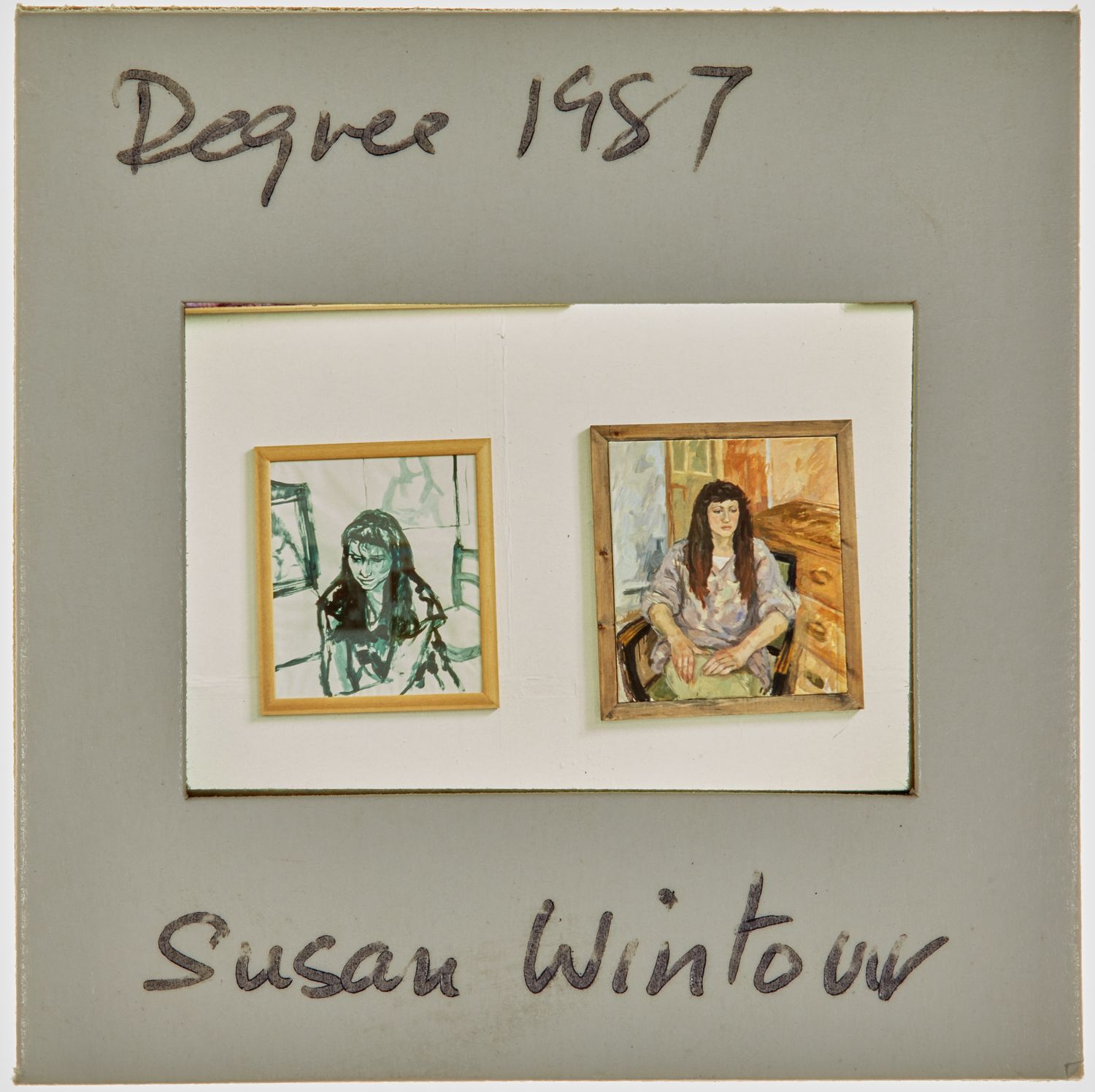 1987 BA Degree Show Slide - 'Susan Wintour'