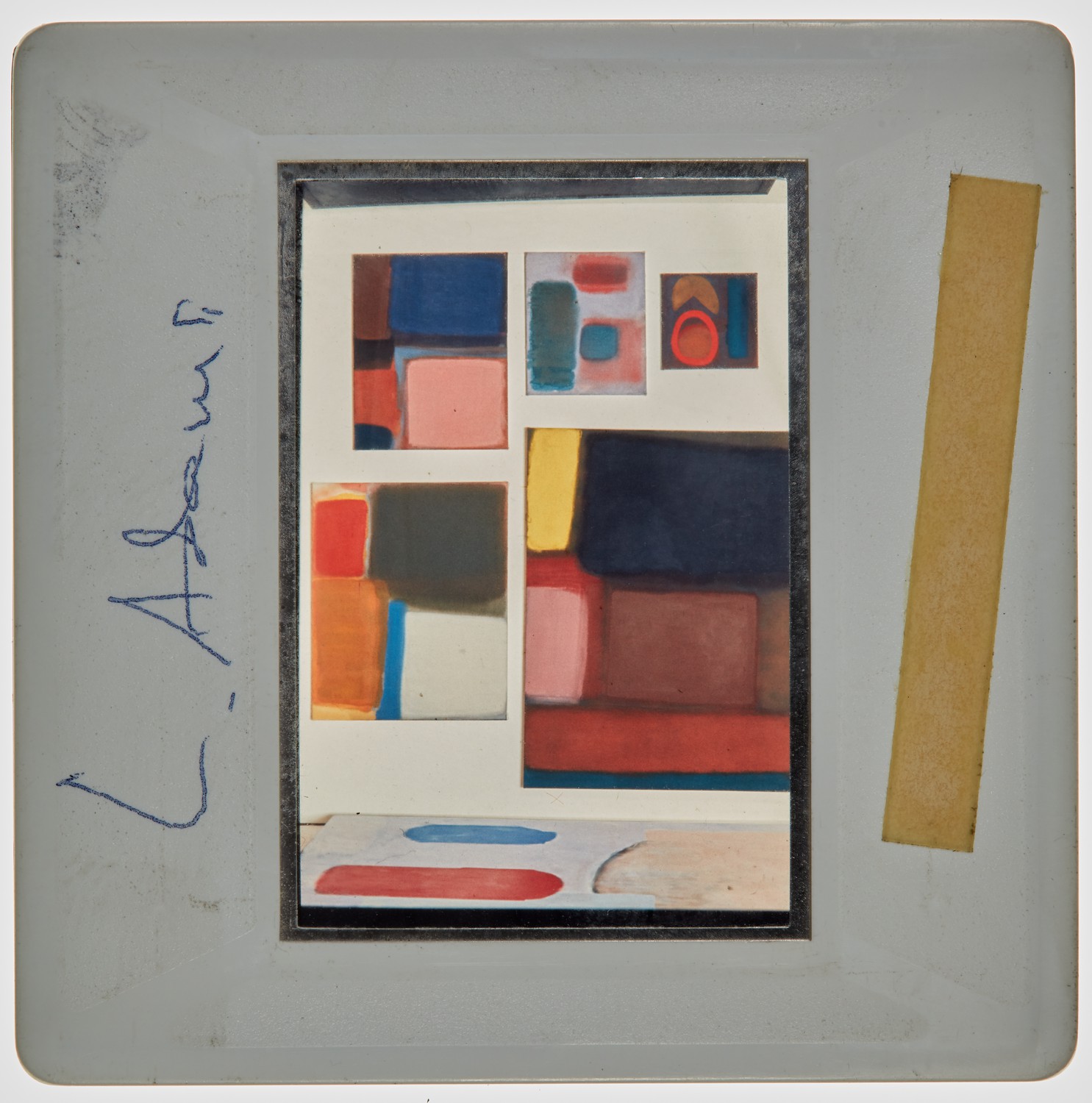 1972 Diploma in Painting Degree Show Slide - 'L Adams'