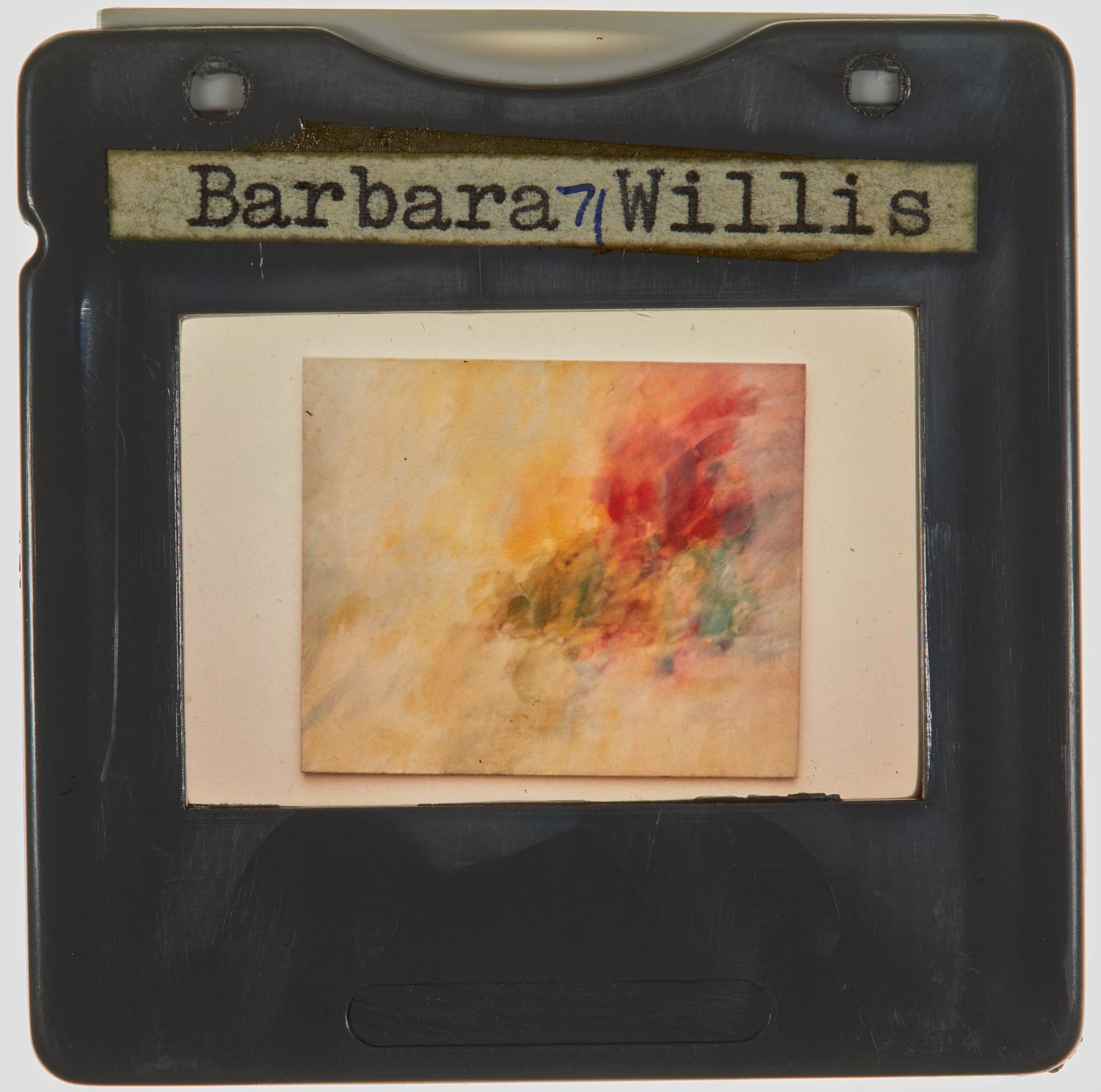 1971 Diploma in Painting Degree Show Slide - 'Barbara Willis'